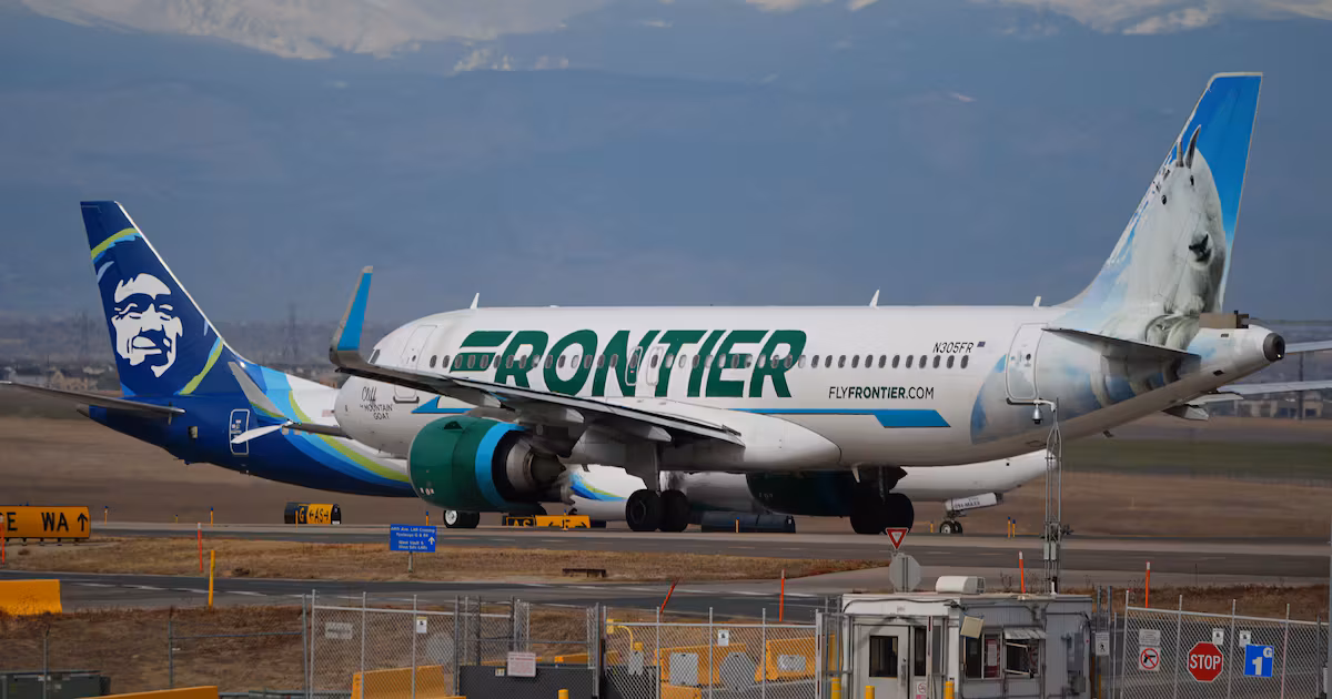 A Frontier Airlines plane fatally struck a pedestrian on a runway in Denver.