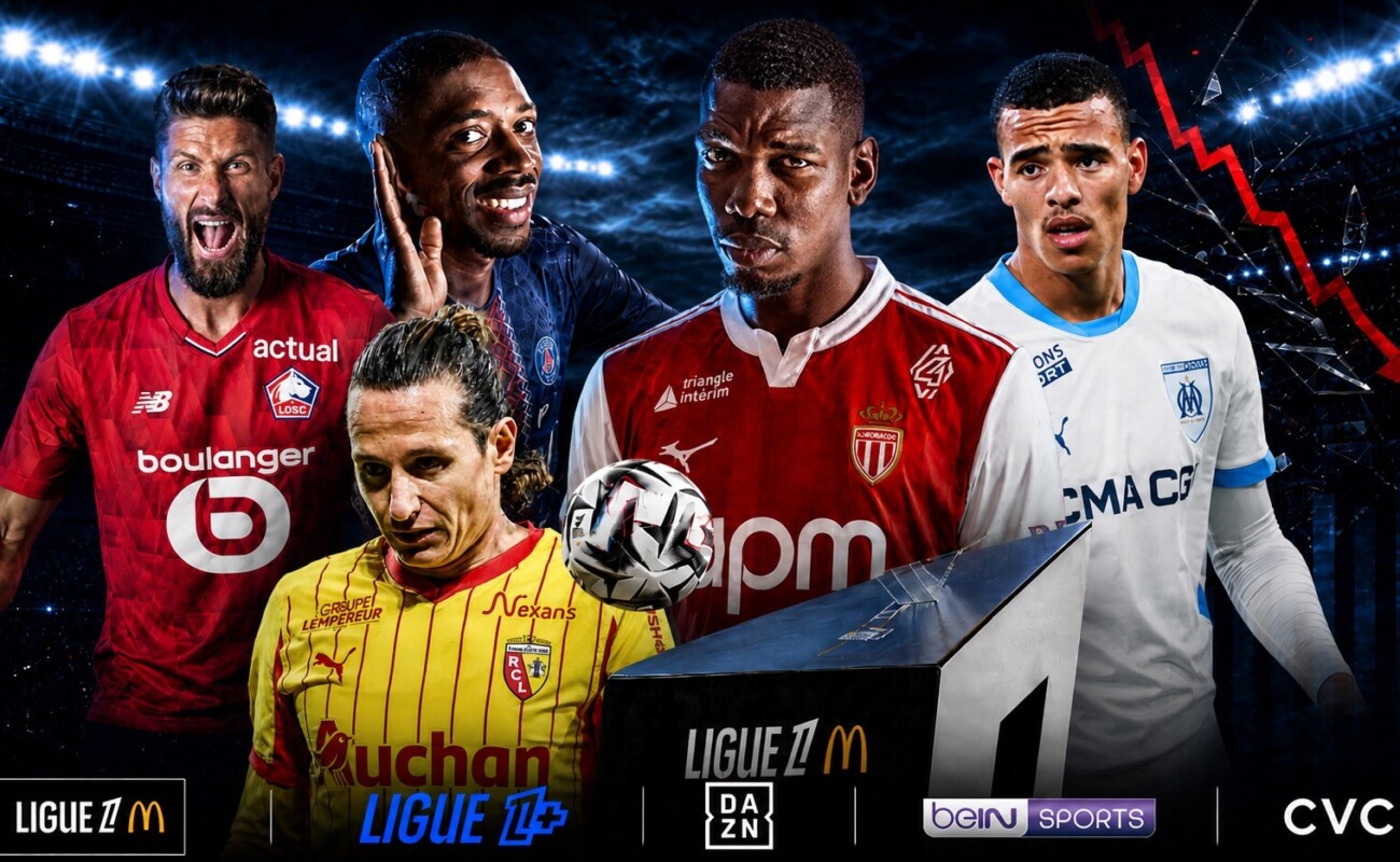 — Droits TV : la Ligue 1 face à une chute historique de ses revenus