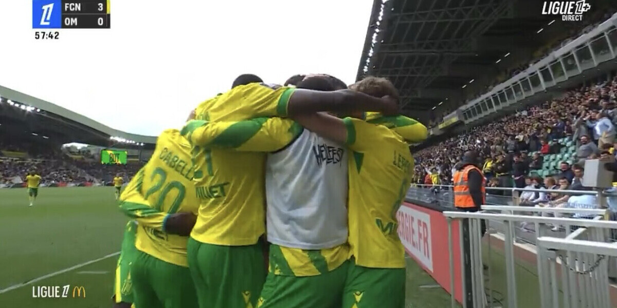 — Ligue 1 : l’OM sombre à Nantes et voit la Ligue des champions s’éloigner