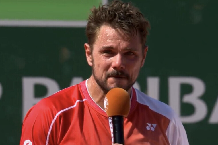 — “C’est dur de vous quitter” : Wawrinka fait ses adieux à Roland-Garros les larmes aux yeux