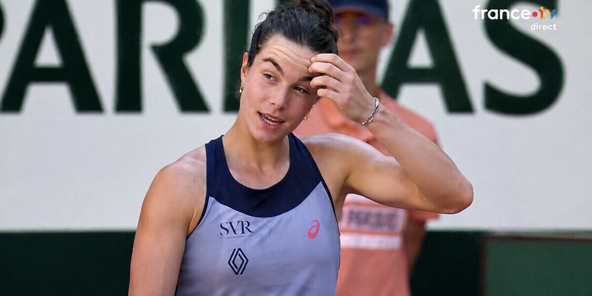 — La déception ! Loïs Boisson, demi-finaliste l’an passé, battue d’entrée à Roland-Garros