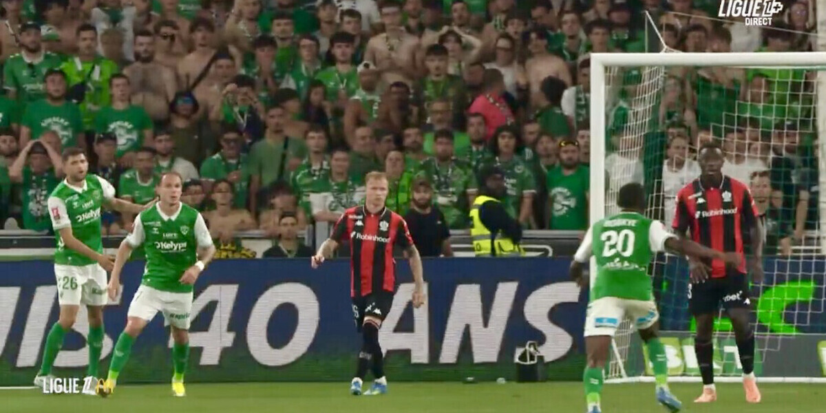Ligue 1 - Saint-Étienne et Nice se neutralisent lors du barrage aller : tout reste ouvert avant le retour