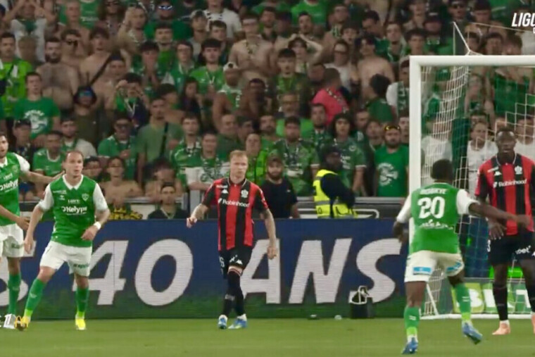 Ligue 1 - Saint-Étienne et Nice se neutralisent lors du barrage aller : tout reste ouvert avant le retour