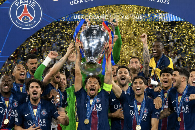 — Historique ! Le PSG remporte sa deuxième Ligue des champions de suite en battant Arsenal aux tirs au but