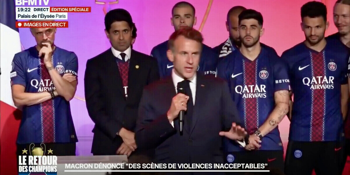 — Emmanuel Macron reçoit le PSG après sa deuxième Ligue des champions: «Vous nous avez fait vibrer jusqu’à la dernière seconde»