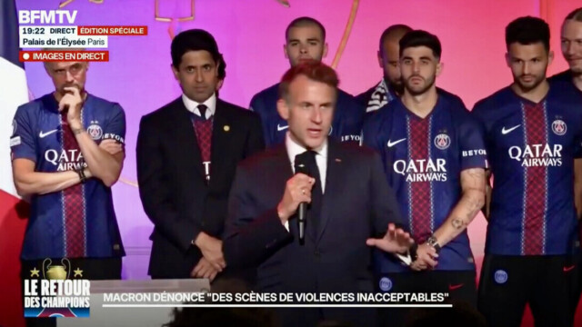 — Emmanuel Macron reçoit le PSG après sa deuxième Ligue des champions: «Vous nous avez fait vibrer jusqu’à la dernière seconde»