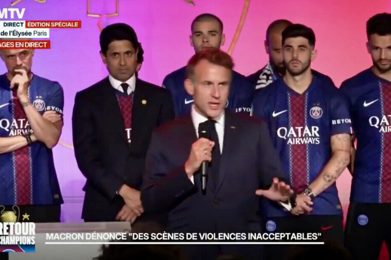 — Emmanuel Macron reçoit le PSG après sa deuxième Ligue des champions: «Vous nous avez fait vibrer jusqu’à la dernière seconde»