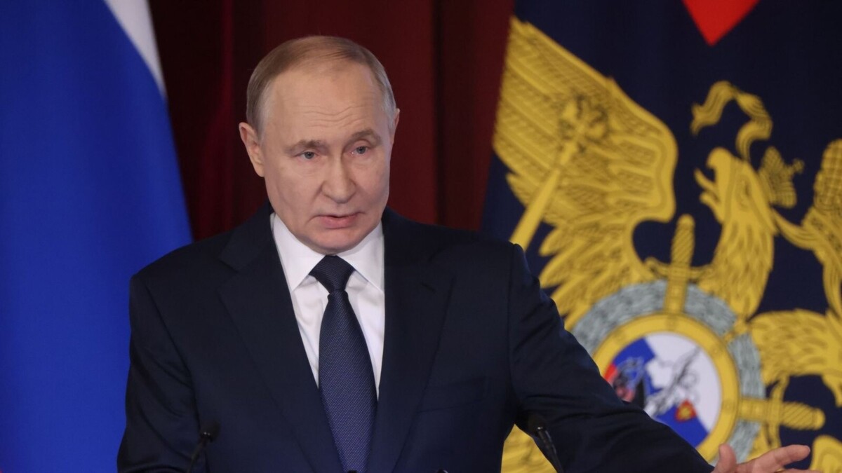 Poutine affirme que la guerre en Ukraine touche à sa fin