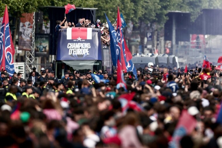 PSG-Bayern : rassemblements interdits sur les Champs-Élysées mercredi soir