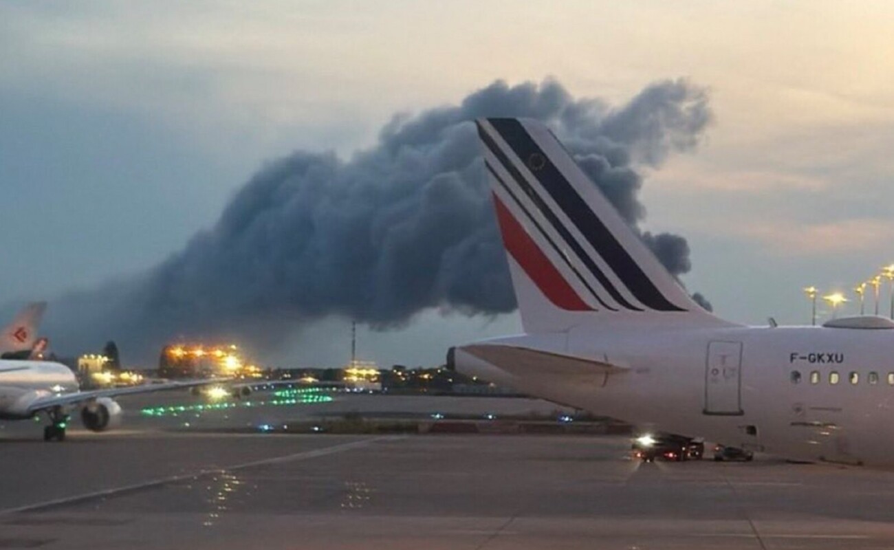 Un vaste incendie près de Roissy sans impact sur le trafic aérien