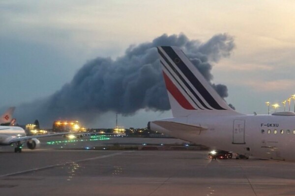 Un vaste incendie près de Roissy sans impact sur le trafic aérien