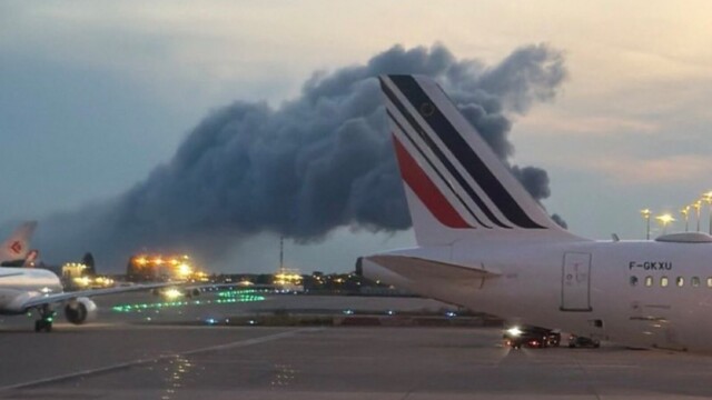 Un vaste incendie près de Roissy sans impact sur le trafic aérien