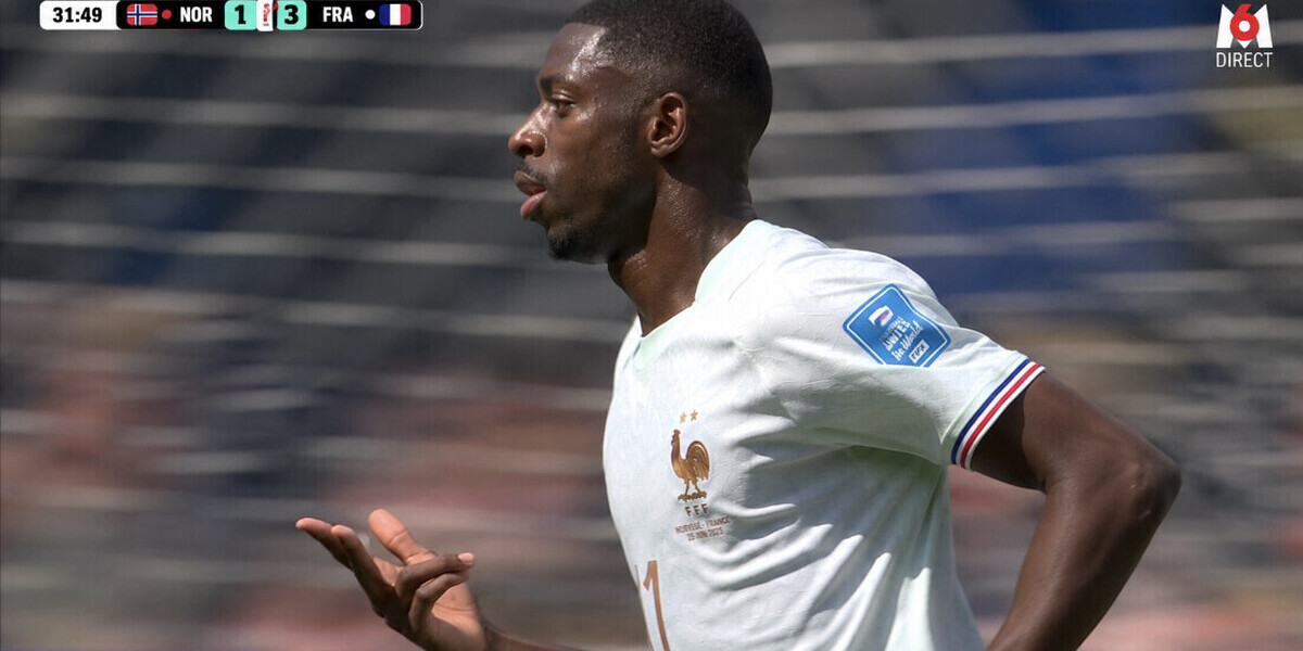 https://entrevue.fr/coupe-du-monde/la-france-bat-la-norvege-4-1-et-finit-premiere-elle-jouera-la-suede-en-16es-dembele-auteur-dun-triple/