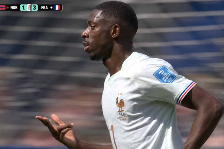 https://entrevue.fr/coupe-du-monde/la-france-bat-la-norvege-4-1-et-finit-premiere-elle-jouera-la-suede-en-16es-dembele-auteur-dun-triple/