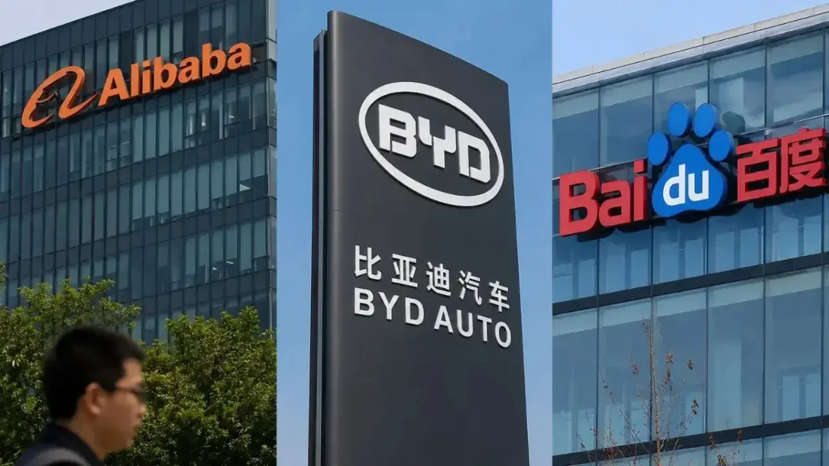 Washington classe Alibaba, Baidu et BYD comme partenaires de l'armée chinoise