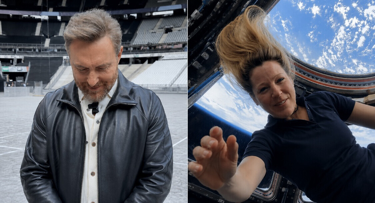 VIDEO - David Guetta received a message from space before his concerts at the Stade de France