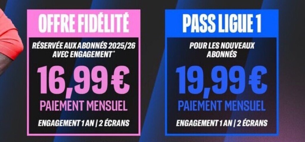 Ligue 1+ officialise ses tarifs : 19,99€ par mois en 2026-2027 (16,99€ pour les anciens abonnés) 16,99€ pour les anciens abonnés