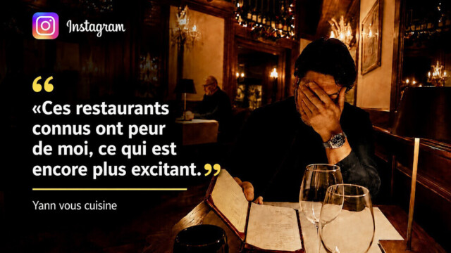 Screenshot «Yann vous cuisine», le critique masqué qui fait trembler les restaurants chers et mauvais