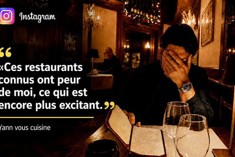 «Yann vous cuisine», le critique masqué qui fait trembler les restaurants chers et mauvais