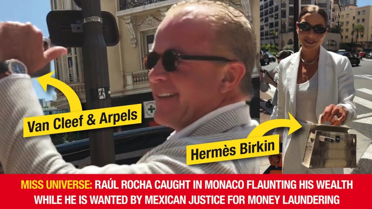Miss Universe : Raúl Rocha surpris à Monaco avec sa famille étalant sa richesse alors qu'il est recherché par la justice mexicaine pour blanchiment