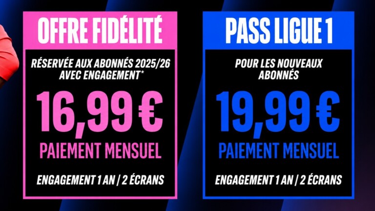 Ligue 1+ officialise ses tarifs: 19,99€ par mois en 2026-2027 (16,99€ pour les anciens abonnés) 16,99€ pour les anciens abonnés