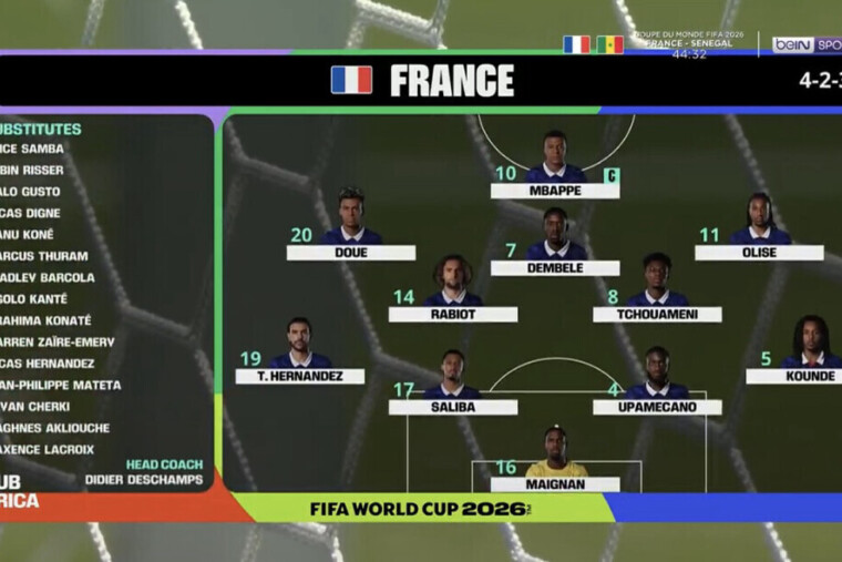 France-Sénégal : la composition des Bleus