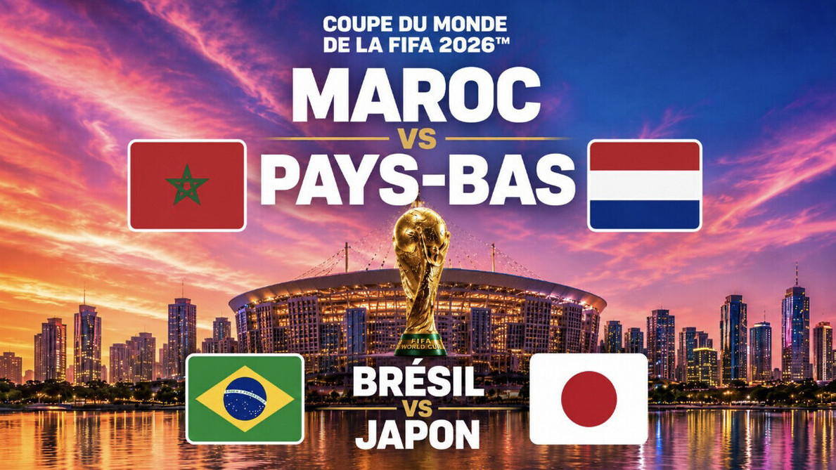 — Pays-Bas-Maroc et Brésil-Japon en seizièmes de finale : le Mondial 2026 tient ses premiers gros chocs — Pays-Bas-Maroc et Brésil-Japon en seizièmes de finale : le Mondial 2026 tient ses premiers gros chocs