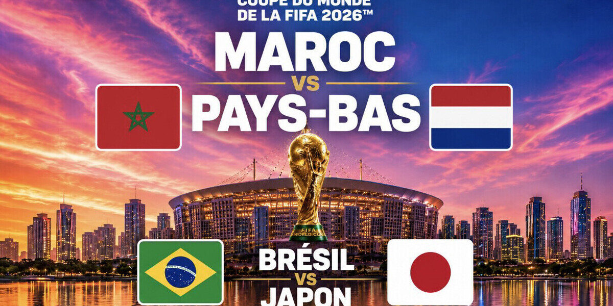 — Pays-Bas-Maroc et Brésil-Japon en seizièmes de finale : le Mondial 2026 tient ses premiers gros chocs