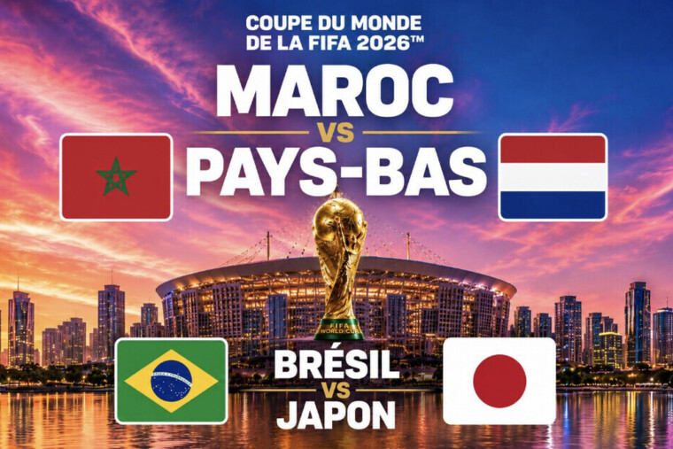 — Pays-Bas-Maroc et Brésil-Japon en seizièmes de finale : le Mondial 2026 tient ses premiers gros chocs