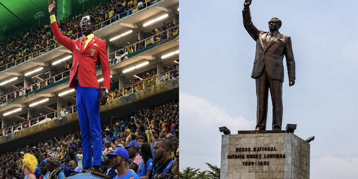 — Le saviez-vous ? Ce Congolais immobile pendant les matchs rend hommage à Lumumba, figure de l’indépendance du Congo