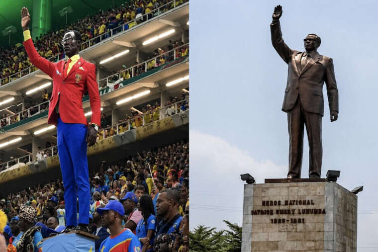 — Le saviez-vous ? Ce Congolais immobile pendant les matchs rend hommage à Lumumba, figure de l’indépendance du Congo