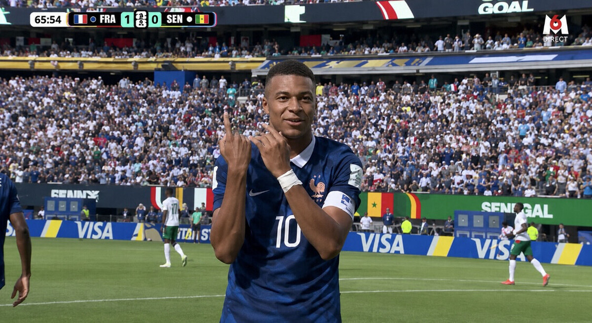 France beat Senegal 3-1. Kylian Mbappé scored twice and became the all-time leading scorer for Les Bleus.