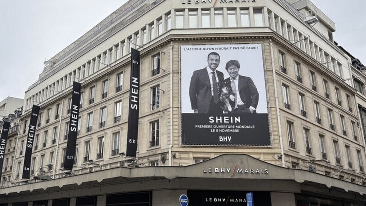 Shein quitte le BHV après sept mois de polémiques