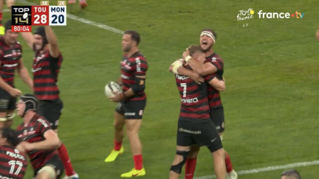 Rugby - Le Stade Toulousain bat Montpellier 28-20 et remporte un quatrième Brennus d’affilée