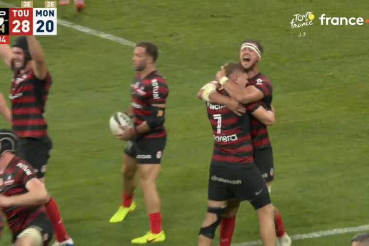 Rugby - Le Stade Toulousain bat Montpellier 28-20 et remporte un quatrième Brennus d’affilée