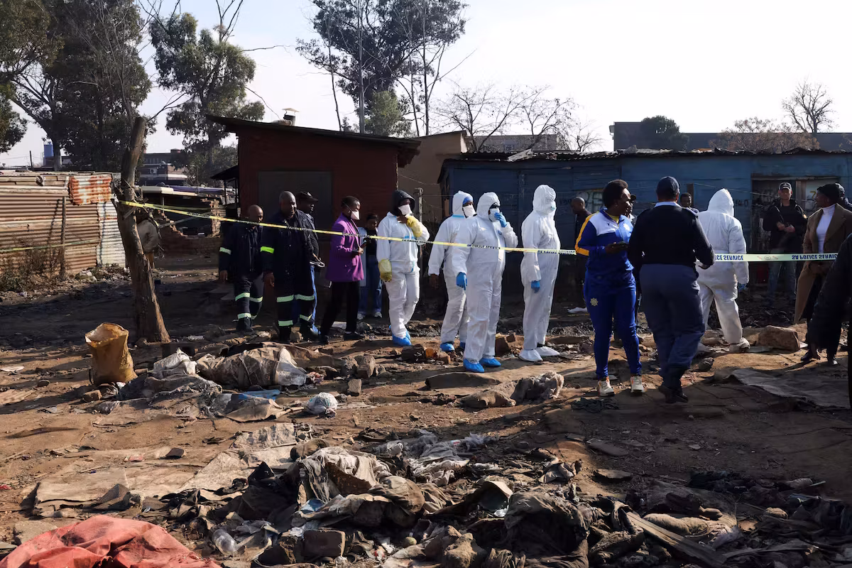 Afrique du Sud : une fusillade dans un bidonville de Johannesburg fait au moins 12 morts