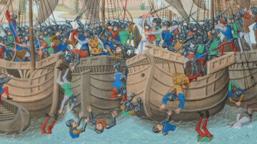 C’était un 24 juin : La flotte française anéantie à la bataille de l’Écluse