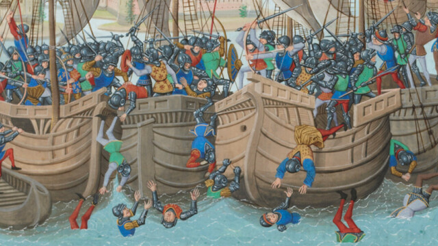 C’était un 24 juin : La flotte française anéantie à la bataille de l’Écluse