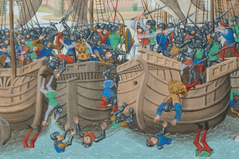 C’était un 24 juin : La flotte française anéantie à la bataille de l’Écluse