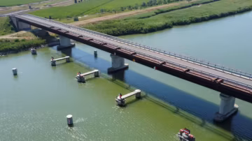 La baisse du débit du Pô menace l'agriculture italienne en pleine vague de chaleur