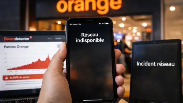 Panne en cours sur les réseaux mobiles Orange, de nombreux abonnés impactés