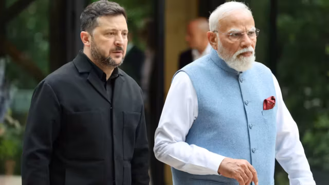 Zelensky et Modi renforcent leurs liens : l’Ukraine cherche un soutien accru de l’Inde
