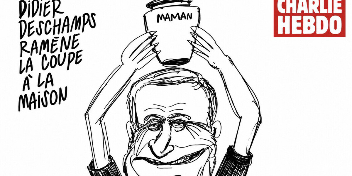 Immonde ! Charlie Hebdo choque avec un dessin sur la mère décédée de Didier Deschamps