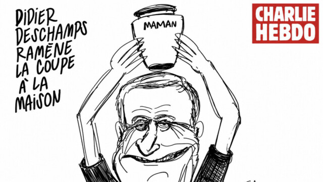 Immonde ! Charlie Hebdo choque avec un dessin sur la mère décédée de Didier Deschamps