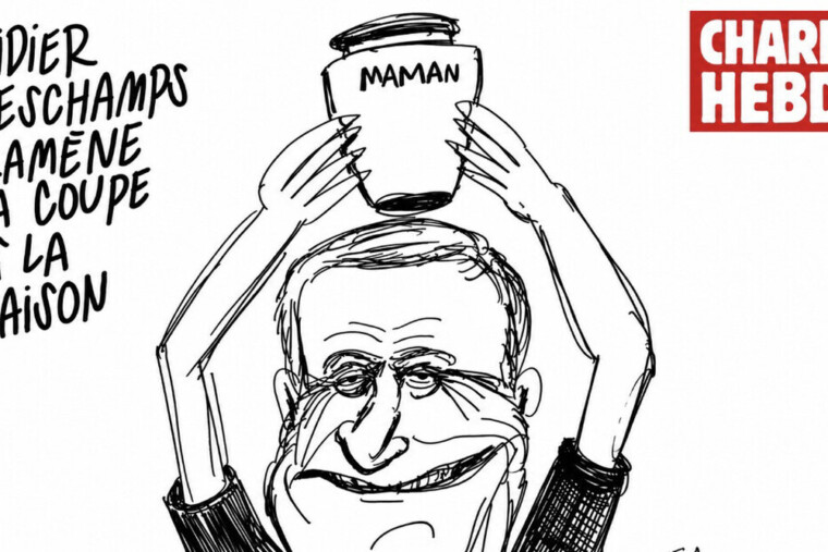 Immonde ! Charlie Hebdo choque avec un dessin sur la mère décédée de Didier Deschamps