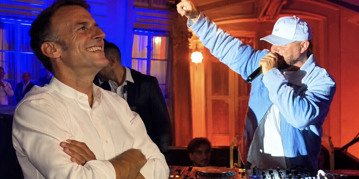 VIDÉO - DJ Bens balance son remix “For Sure” à l’Élysée devant Emmanuel Macron