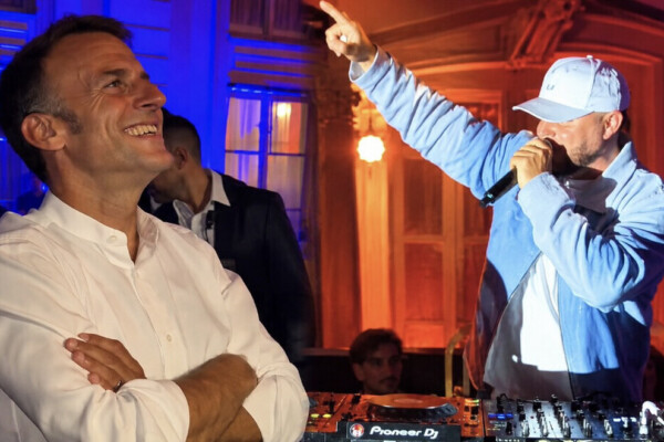 VIDÉO - DJ Bens balance son remix “For Sure” à l’Élysée devant Emmanuel Macron