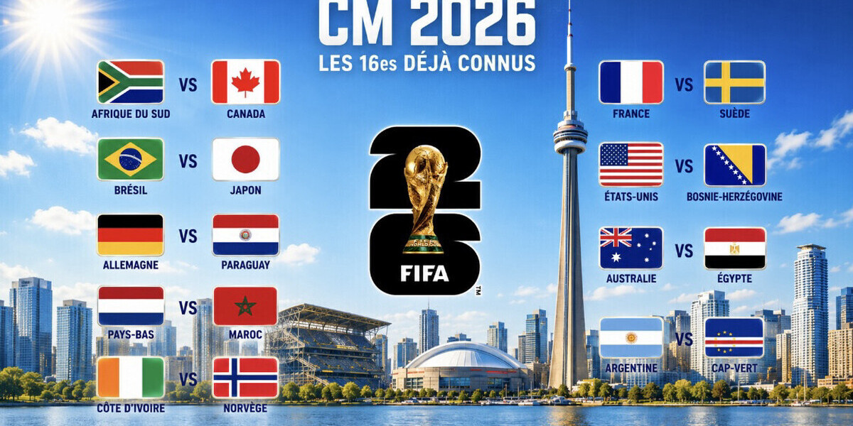 — Mondial : France-Suède, Brésil-Japon, Argentine-Cap-Vert… les seizièmes déjà connus