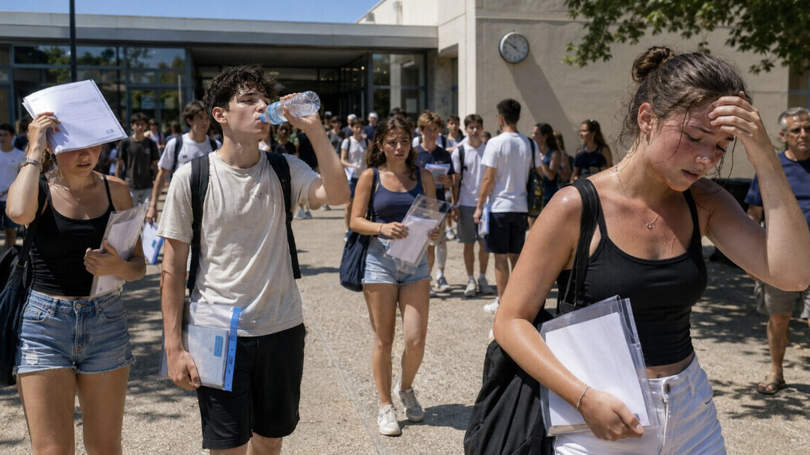 Screenshot Canicule : les oraux du bac reportés pour 10.000 candidats, le brevet maintenu vendredi