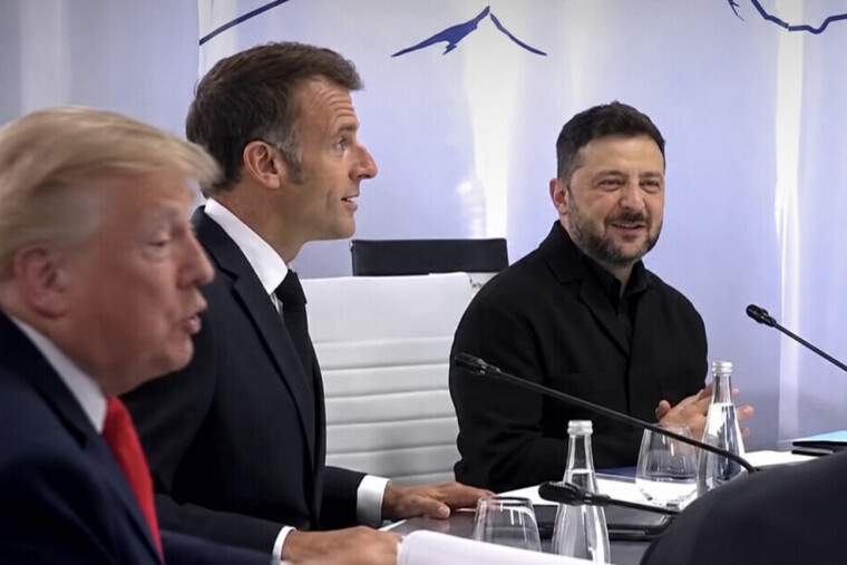 G7 d’Évian : Trump, Macron et Zelensky entrent dans le dur